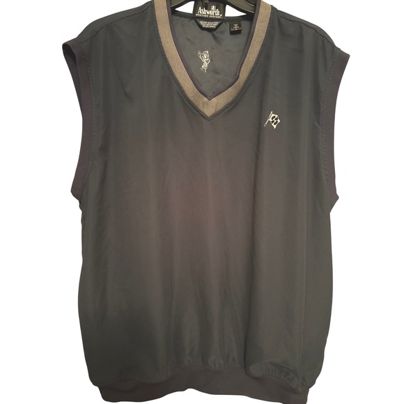 Ashworth Other - Ashworth Weather Systems Men's Golf Vest Water Resistant Wind Resistant Navy L‎